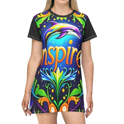 Unleash your creativity with the Dolphin T-Shirt Dress!