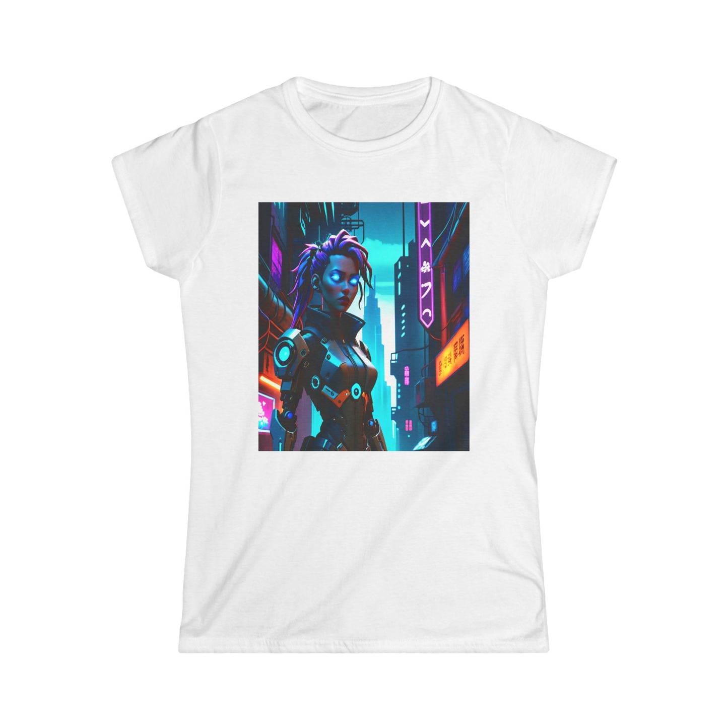 Sci Fi Warrior T-Shirt - Cyber Punk Style for Women