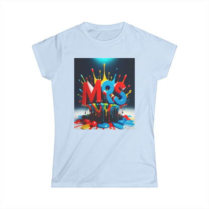 Women's Tee M96 Text Coloured Design Shirt