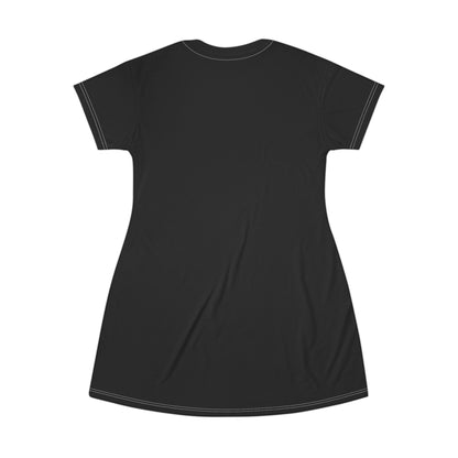 Gorgeous A Vase Art Glass Design T-Shirt Dress  Perfect for Casual and Dressy Occasions - T-Shirt Dress (AOP)