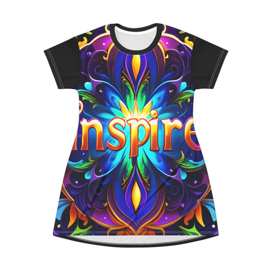 Artful Design Inspire T-Shirt Dress