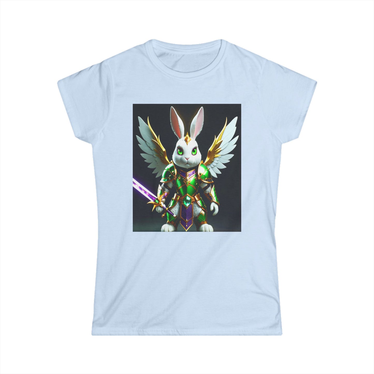 Women's Tee - Rabbit Angel Fighter