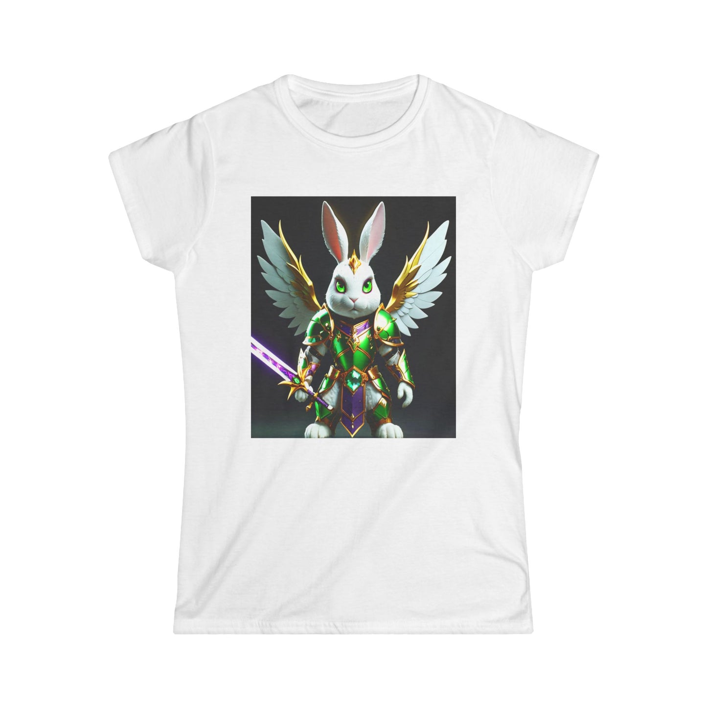 Women's Tee - Rabbit Angel Fighter