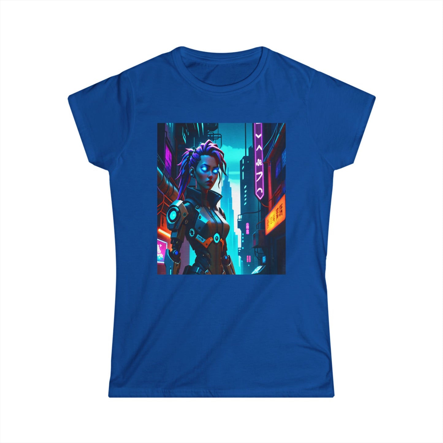 Sci Fi Warrior T-Shirt - Cyber Punk Style for Women