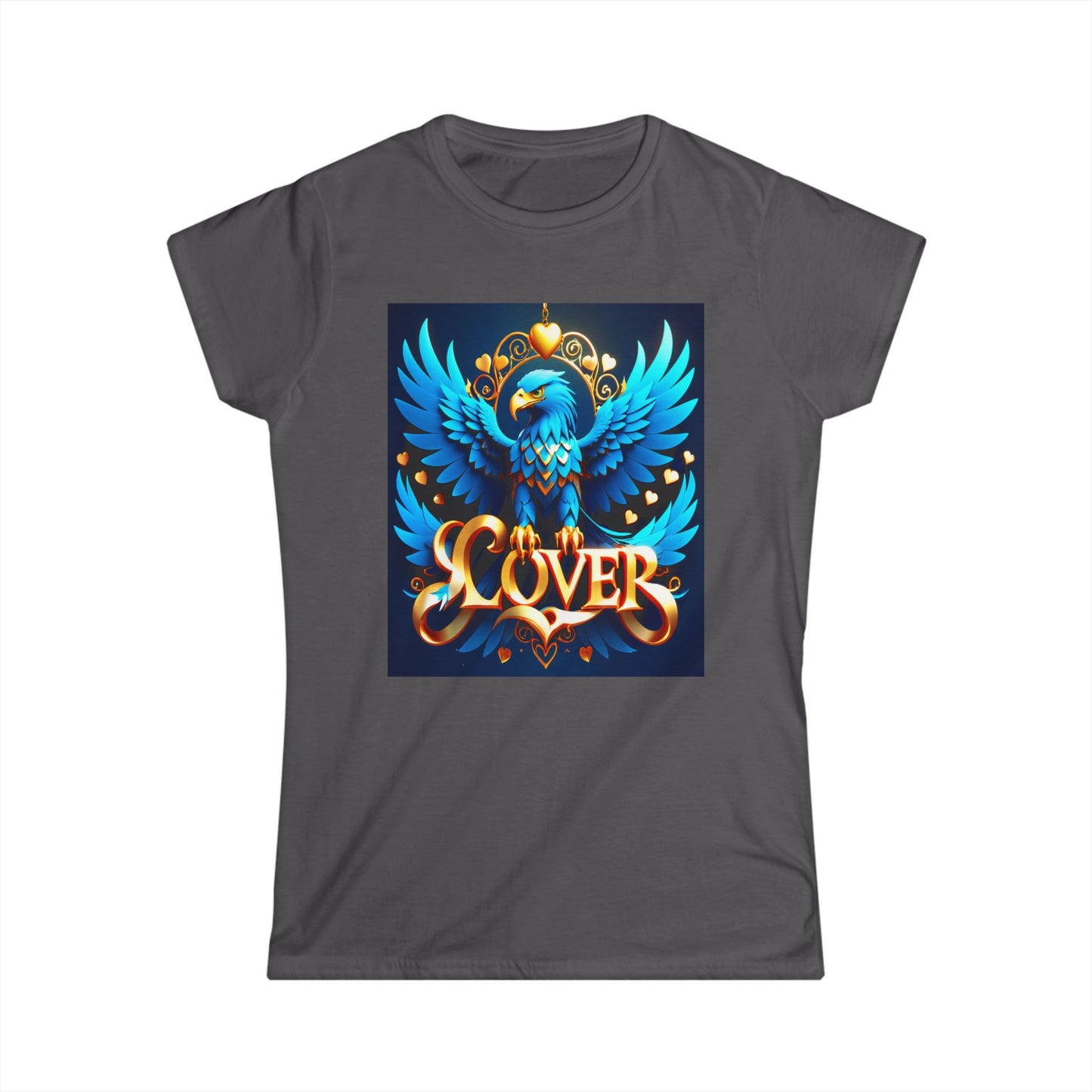 Unleash your inner bird of prey with the Blue Eagle Lover Softstyle Tee! - Women's Softstyle Tee