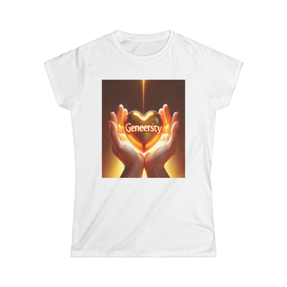 Love Heart Women's Softstyle Tee - Soft and Comfortable