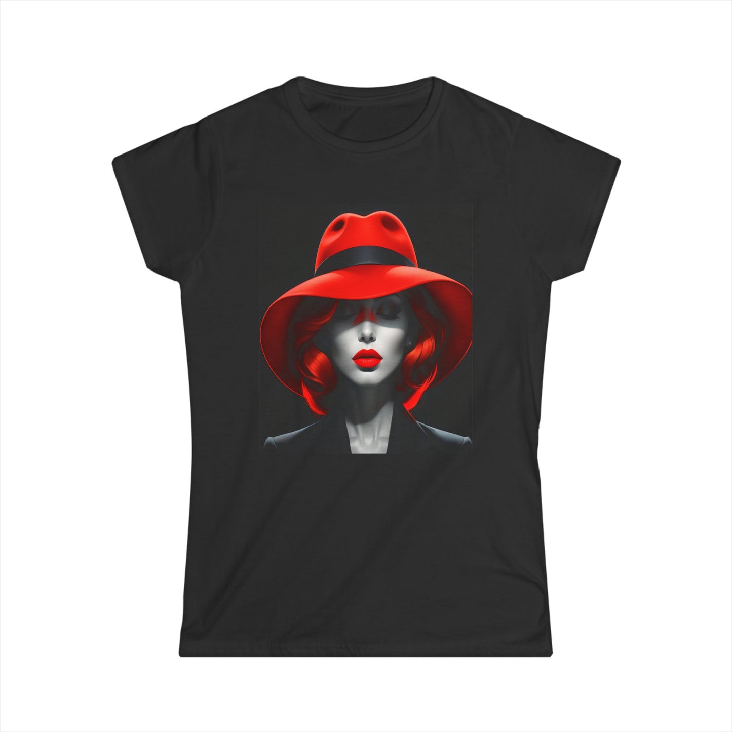 Red Hat Lady Tee, Women's T-Shirt, Summer Fashion, Red Hat Society, Gift for Her