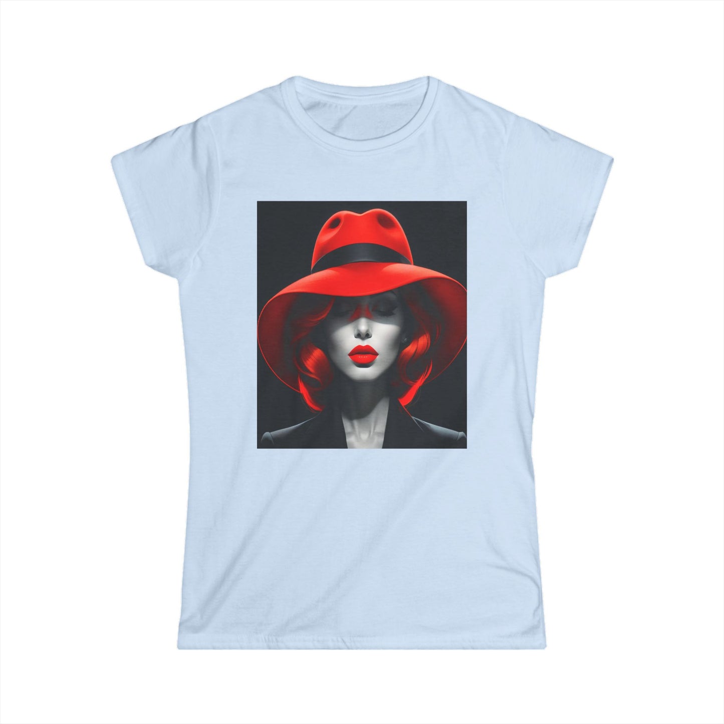 Red Hat Lady Tee, Women's T-Shirt, Summer Fashion, Red Hat Society, Gift for Her