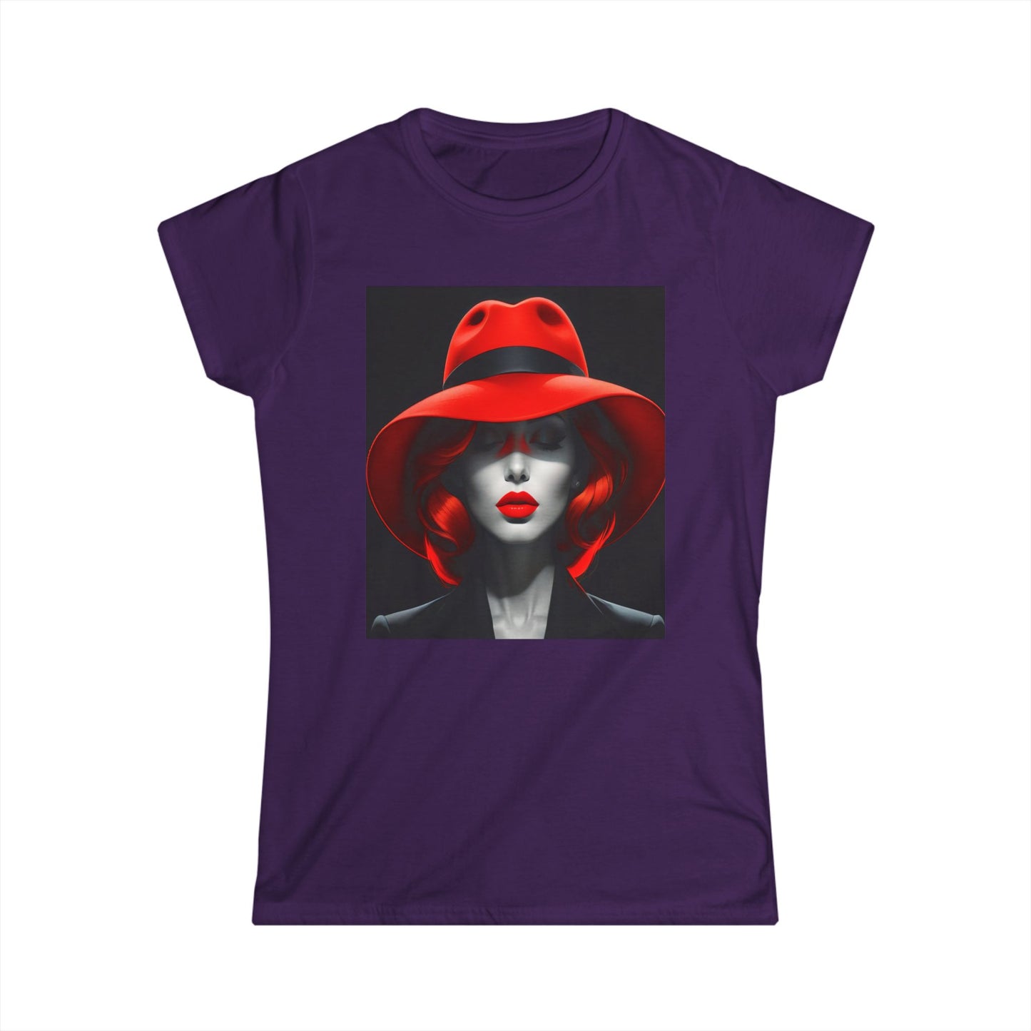 Red Hat Lady Tee, Women's T-Shirt, Summer Fashion, Red Hat Society, Gift for Her