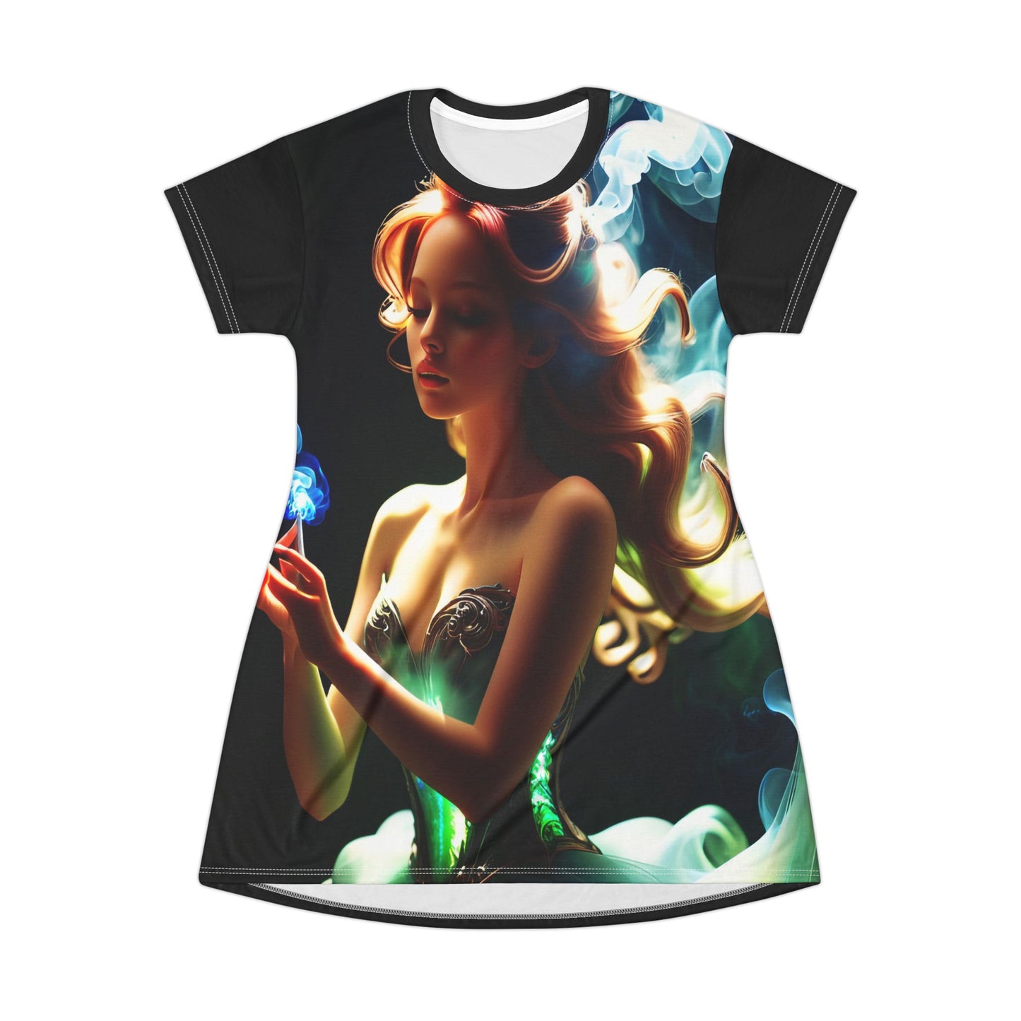 Princess T-Shirt Dress - Beautiful Princess Woman Design