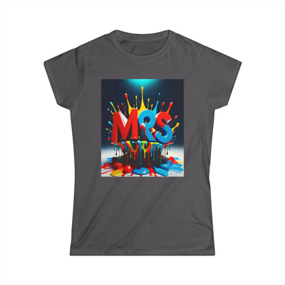 Women's Tee M96 Text Coloured Design Shirt