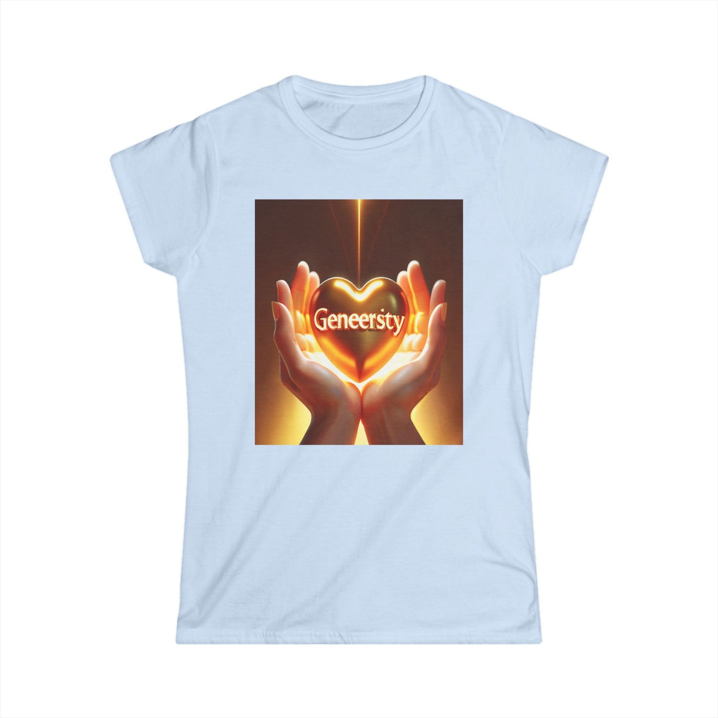 Love Heart Women's Softstyle Tee - Soft and Comfortable