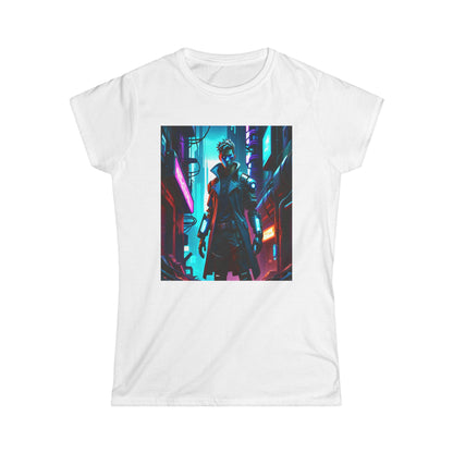 Women's Tee - Cyber Punk Sci Fi Warrior Design