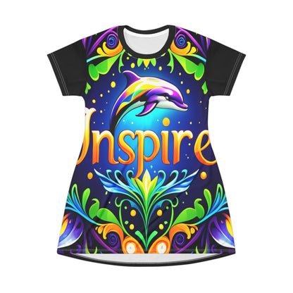 Unleash your creativity with the Dolphin T-Shirt Dress!