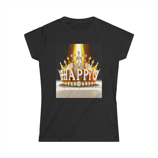 A stunning candle, taper, wax light - Women's Softstyle Tee