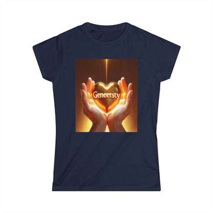 Love Heart Women's Softstyle Tee - Soft and Comfortable