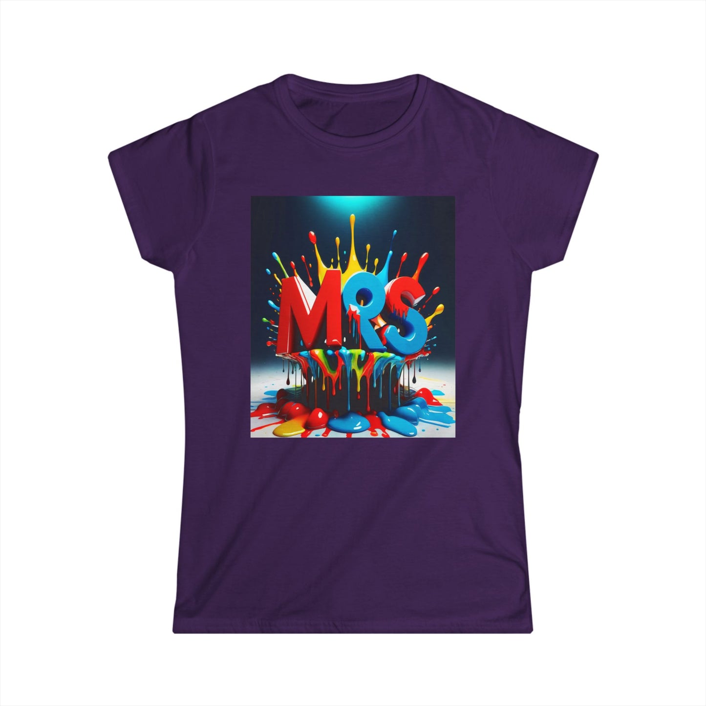 Women's Tee M96 Text Coloured Design Shirt