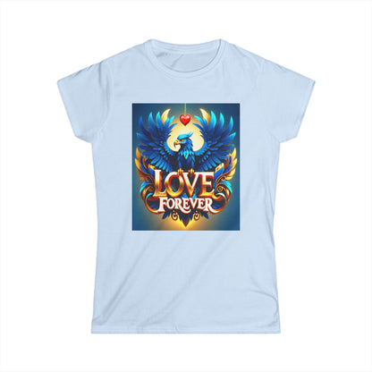 Majestic. Powerful. Eternal. The Lover Forever Eagle Softstyle Tee - Women's Softstyle Tee