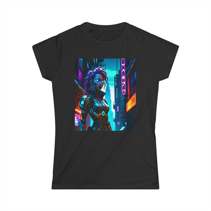 Sci Fi Warrior T-Shirt - Cyber Punk Style for Women