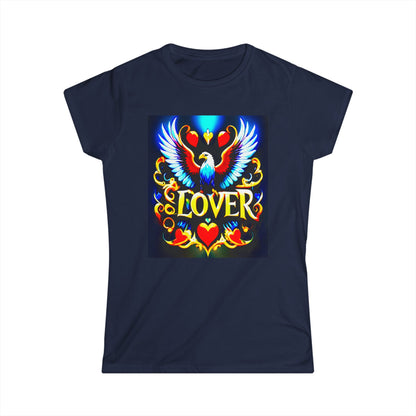 Soar to new style heights with the Blue Eagle Lover Softstyle Tee! - Women's Softstyle Tee