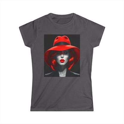 Red Hat Lady Tee, Women's T-Shirt, Summer Fashion, Red Hat Society, Gift for Her